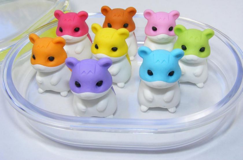 Japanese Iwako Hamster Eraser Gift Box  