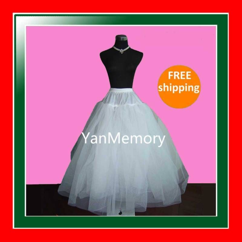   layer 3 nets hoopless wedding petticoat product id p03i condition