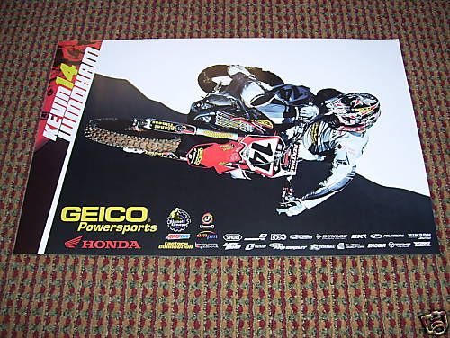 New Kevin Windham #14 Honda 2009 Poster CRF 250R 450R  