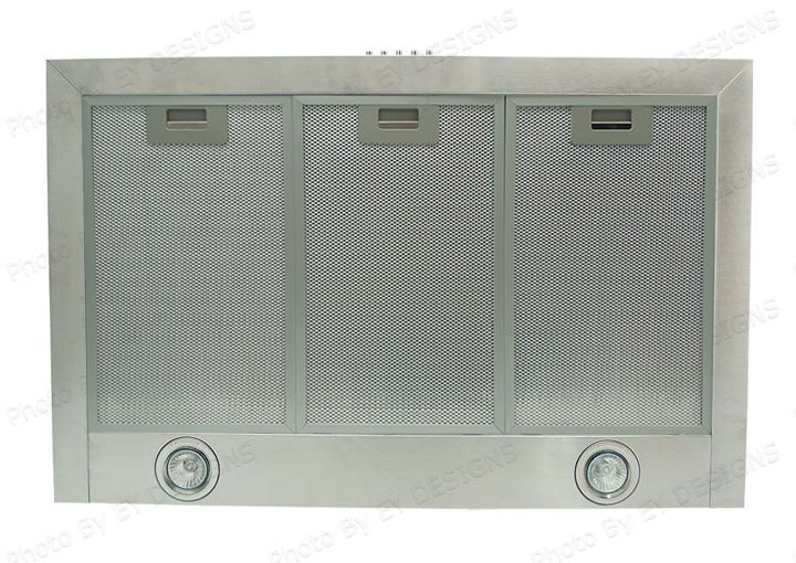   STAINLESS STEEL UNDER CABINET KITCHEN RANGE HOOD PUSH BOTTON CONTROL