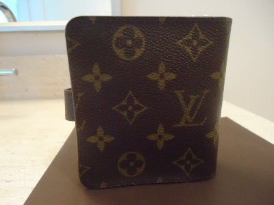   RARE LOUIS VUITTON LV monogram zippy french style snap closure wallet