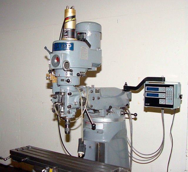    42 VERTICAL MILLING MACHINE w/DRO, POWER FEED, POWER DRAW BAR  