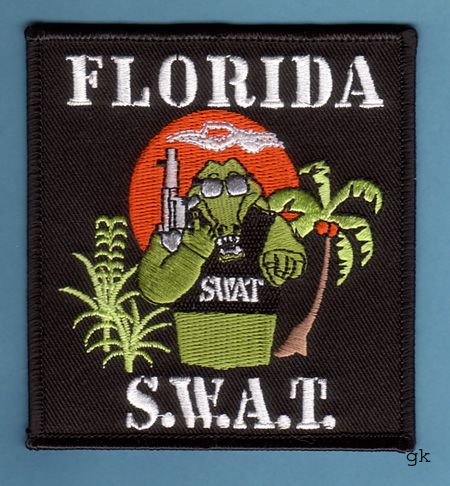 FLORIDA SWAT ALLIGATOR PATCH  