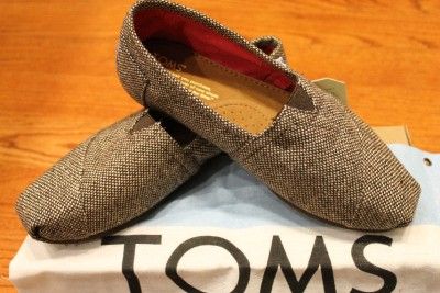 NEW TOMS Women Classic Metalic Tweed SHOES sz 5, 6, 6.5, 7, 7.5, 8, 8 