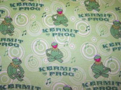 KERMIT THE FROG MUSICAL NOTE THROW BLANKET PERSONALIZE  