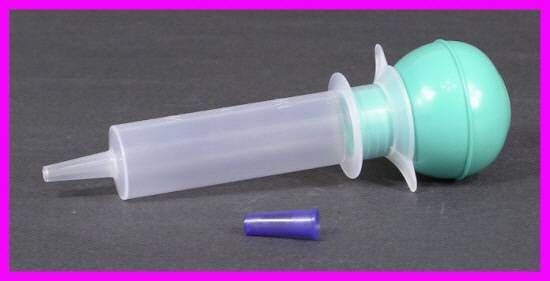 Oz Bulb Irrigation Ear Syringe Baster 60cc with Cap People 