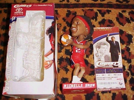 MICHELLE SNOW WNBA HOUSTON COMETS BASKETBALLBOBBLEHEAD  