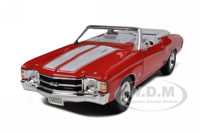 1971 CHEVROLET CHEVELLE SS 454 CONVERTIBLE 1/24 ORANGE  