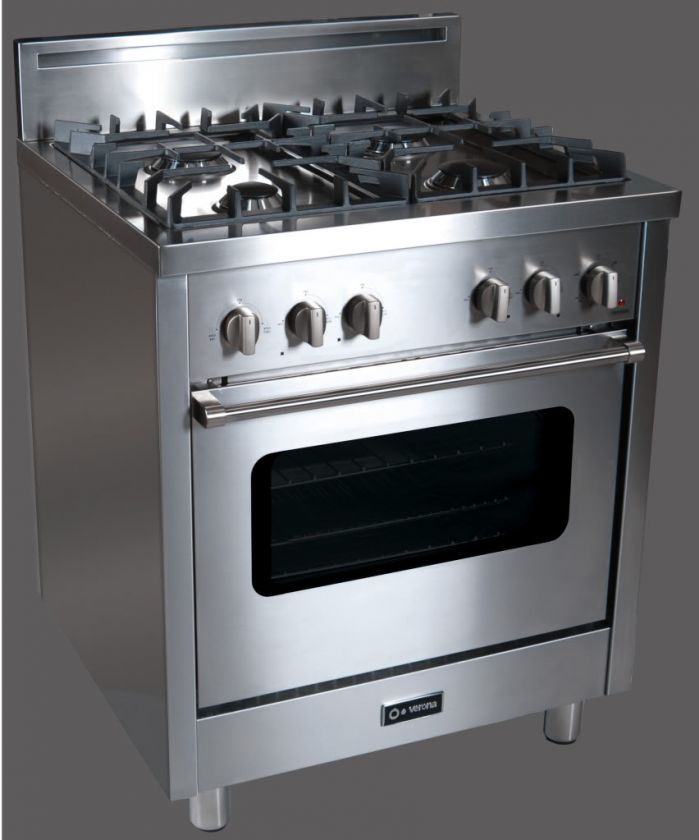 NEW Verona 30 Deluxe Professional Style Gas Range  