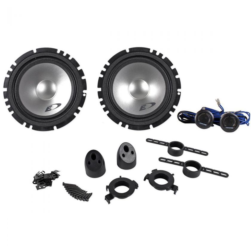   280 Watt 6.5” 2 Way Component Car Audio Speakers 6 1/2” SXE  