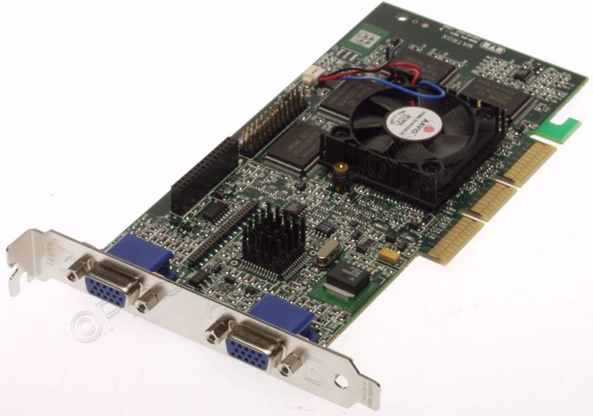   G400 DualHead 32MB Dual Monitor Card AGP 4X G4+ MMDHA32 * NEW  