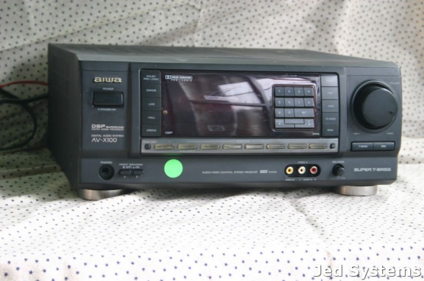 AIWA Audio/Video Control Stereo Receiver AV X100  