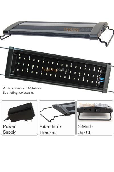 24 36 Aquarium LED Light Hood Freshwater Bright  