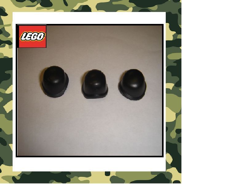 LEGO Black POT HELMET ARMY HAT CAP NEW  