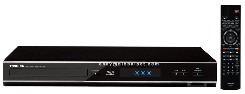 TOSHIBA BDX 2500 BLU RAY PLAYER WIFI + INTERNET STREAM 890552559831 