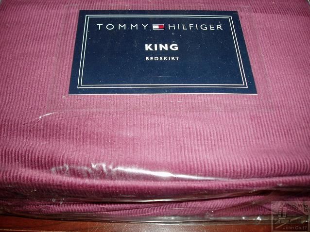 TOMMY HILFIGER CORDUROY BEDSKIRTS ASSORTED SIZE & COLOR  