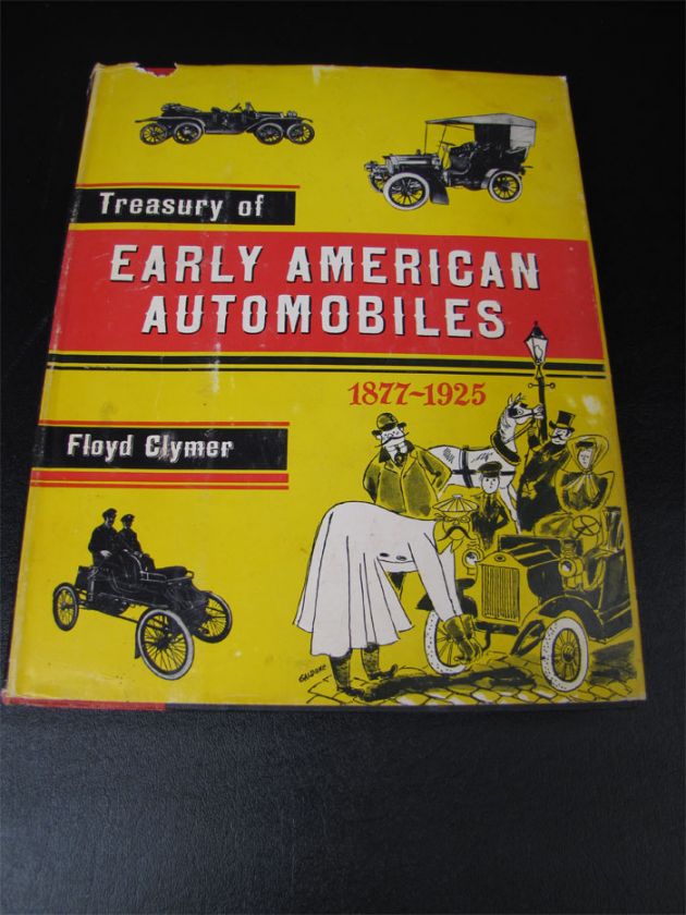 1950 Treasury Of Early American Automobiles Car Book  