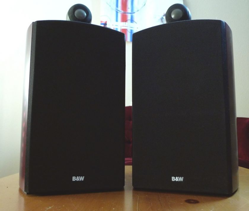 Bowers & Wilkins B&W Nautilus N805 Speakers  Red Cherry  Exc Cond 