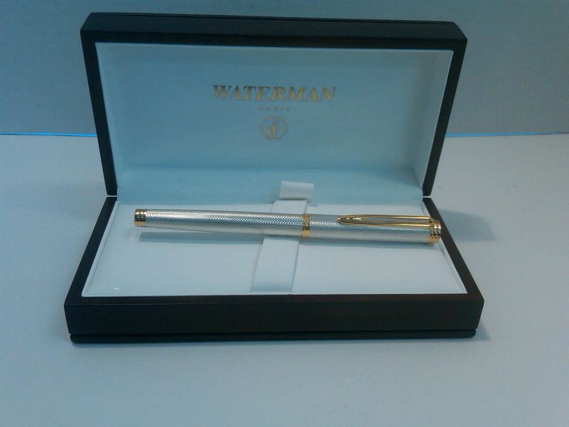   GENTLEMAN STERLING SILVER FOUNTAIN PEN NEW IN BOX MEDIUM POINT  