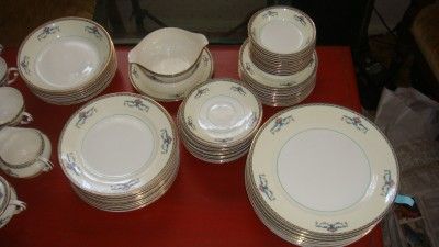 Vintage Pope Gosser 84 pc. dinnerware set  