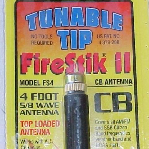 Firestik II Easy Tune CB Radio Antenna 4 FT Black (FS4)  