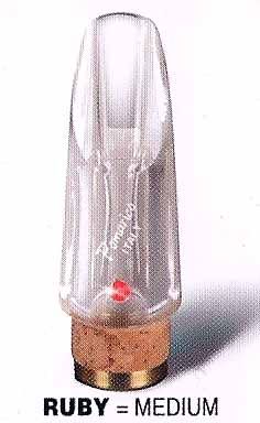 CRYSTAL MOUTHPIECE POMARICO RUBY MEDIUM for CLARINET  