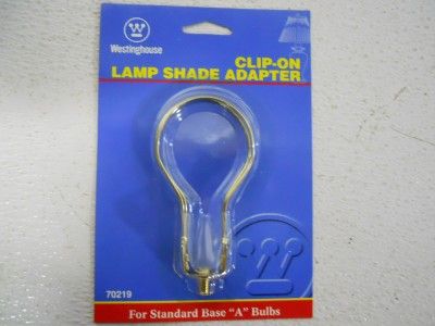 CLIP ON LAMP SHADE ADAPTER 70219 FOR STANDARD BULBS  