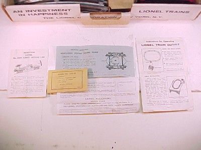Lionel Postwar 19155 Uncataloged Boxed Set  Complete w/ Paperwork   No 