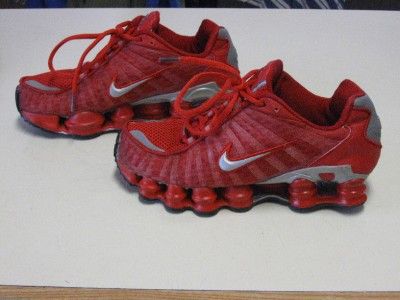 WOMENS 7 M NIKE SHOX TLC RED CROSS TRAINING RUNNING SHOES  