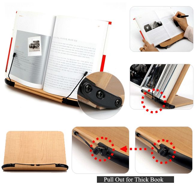   Book Reading Stand Text Book Document Holder for School Office  