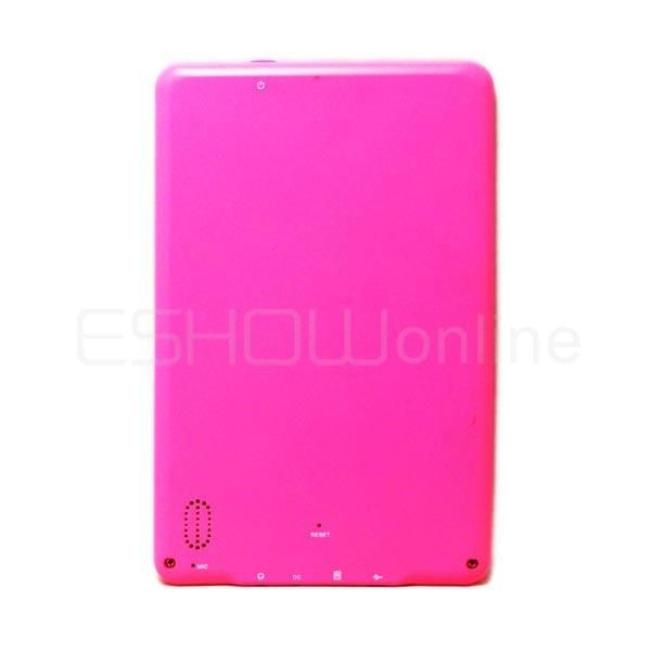 Pink 7 Color TFT LCD screen Buttons E book Reader 4GB  