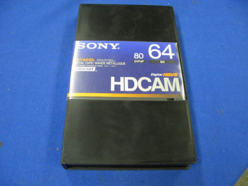 Sony BCT 64HDL Digital HDCAM Videocassette Tape NEW  