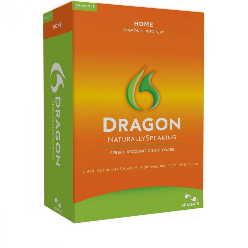 Dragon NaturallySpeaking 11 Home Speech Recognition Software for 