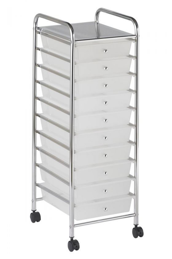 Ecr4kids 10 Drawer Mobile Storage Organizer  