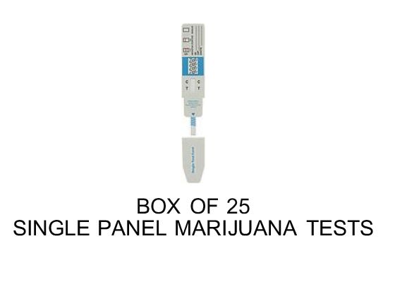 Drug Test for Marijuana / Weed / THC Box 25 Tests  