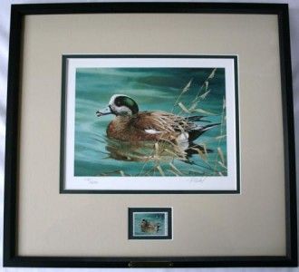 DUCKS UNLIMITED 1996 Ralph McDonald 13th Annual Stamp Print  