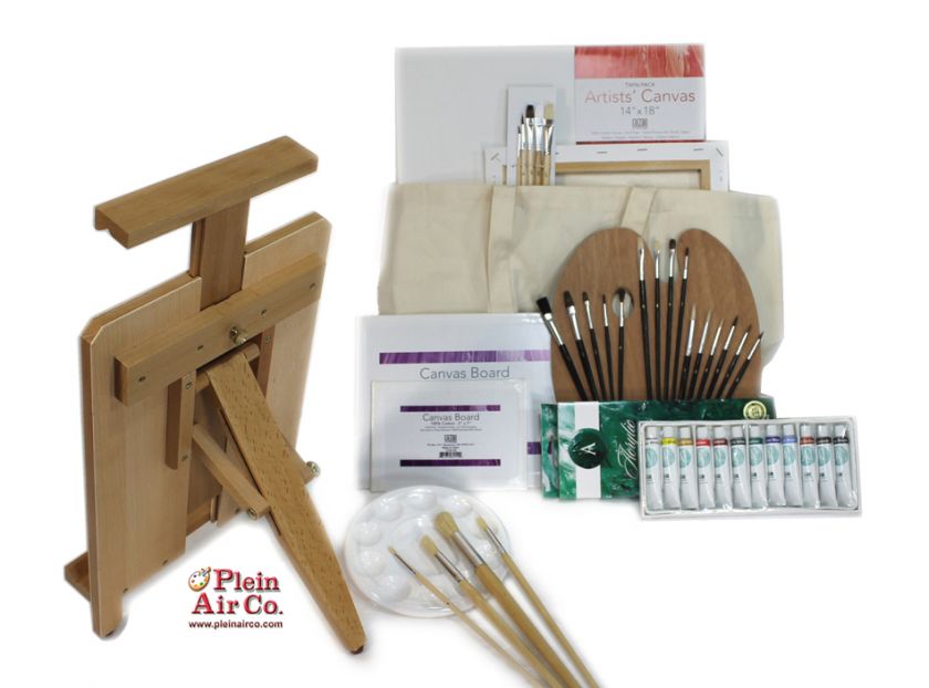   Artist Painting Table Easel & Acrylic Art Set 661799533447  