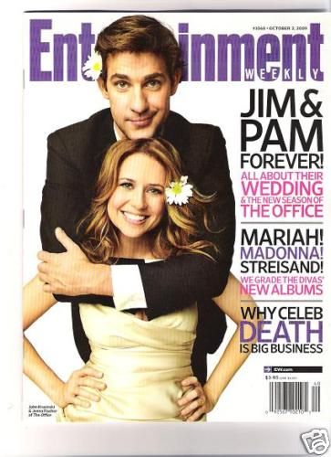 Entertainment Weekly, John Krasinski, Jenna Fischer  