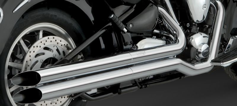   Silverado Silver Ed. Vance & Hines Longshots Exhaust CHROME SCA  