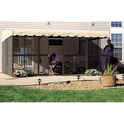 Patio Mate Chestnut 155l x 116w Screened Enclosure  