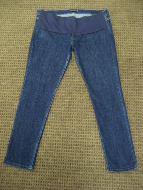 LEVI STRAUSS MATERNITY JEANS STRETCH FLARE SIZE 17 XL Large 31 INCH 