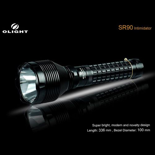   SR90 Intimidator Expedited Shipping Rechargeable Waterproof Flashlight