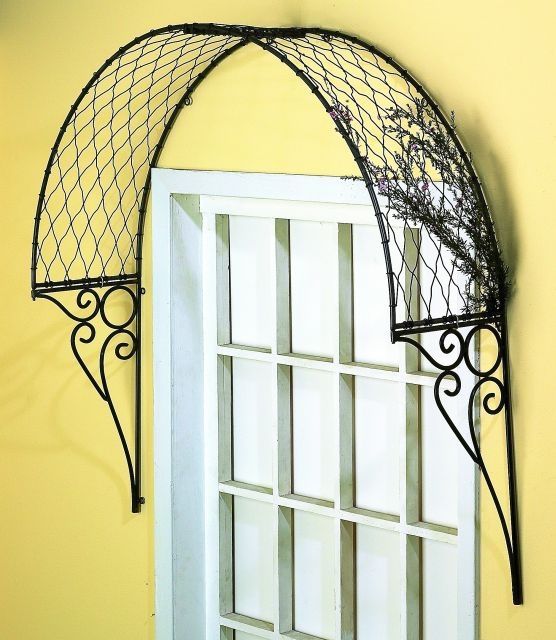 Old World Over Door Lattice Garden Trellis  