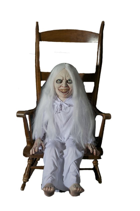   2011 DEMON GHOST GIRL Animated Halloween Prop ~WATCH THE VIDEO~  