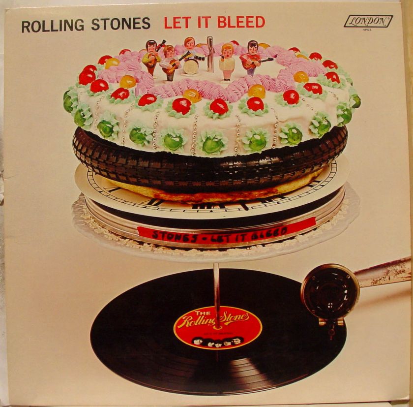 THE ROLLING STONES let it bleed LP vinyl NPS 4 VG+ Audiophile Press 