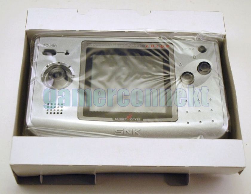 NeoGeo Pocket Color Platinum Silver Console NEW Rare  