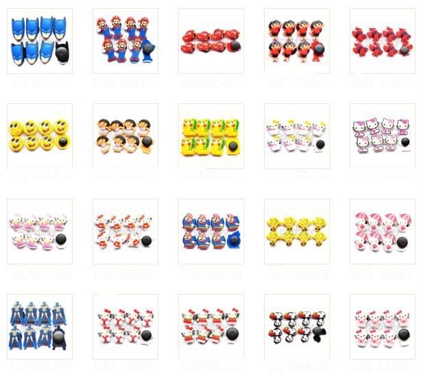 New 1000pcs Diseny Mix jibbitz bands shoe fit charm  