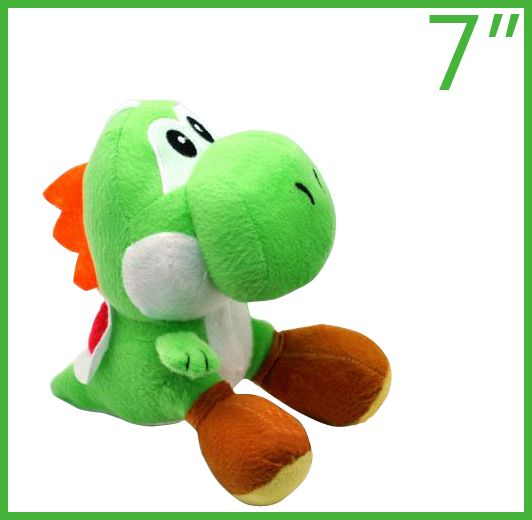 New super mario bros green yoshi 7plush doll toy M7  