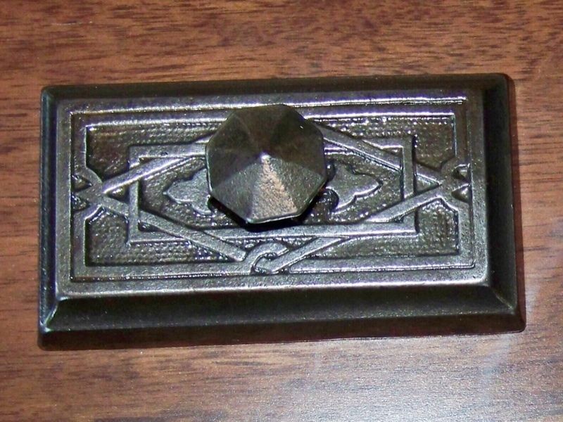 Victorian desk Paper Weight cast iron old antique store, just over 1 