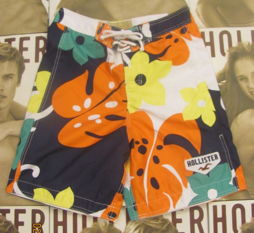 Hollister by Abercromibe Men Swim Board Trunks Short S  